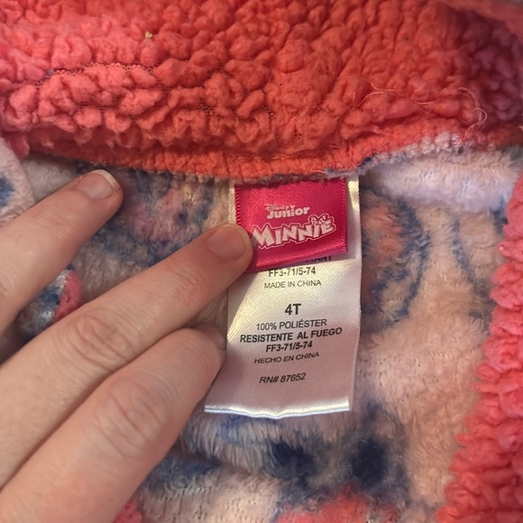 Disney Minnie Mouse Girls Robe - Picture 4 of 5